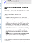 Cover page: Outcomes for liver transplant candidates listed with low model for end‐stage liver disease score