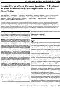 Cover page: Arterial CO2 as a Potent Coronary Vasodilator: A Preclinical PET/MR Validation Study with Implications for Cardiac Stress Testing