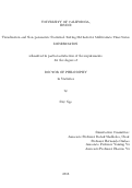 Cover page: Visualization and Non-parametric Statistical Testing Methods for Multivariate Time Series