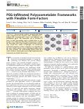 Cover page: PEG-Infiltrated Polyoxometalate Frameworks with Flexible Form-Factors