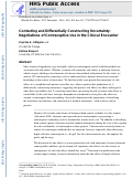 Cover page: Contesting and Differentially Constructing Uncertainty: Negotiations of Contraceptive Use in the Clinical Encounter.