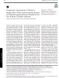 Cover page: Prospective Associations of Waist-to-Height Ratio With Cardiovascular Events in Postmenopausal Women: Results From the Women’s Health Initiative