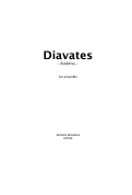 Cover page: Diavates