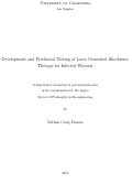 Cover page: Development and Preclinical Testing of Laser-Generated Shockwave Therapy for Infected Wounds