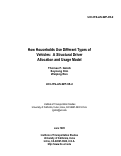 Cover page: How Households Use Different Types of Vehicles: A Structural Driver Allocation and Usage Model