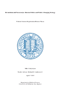 Cover page: Revanchism and Novorossiya: Russian Politics and Putin’s Changing Strategy