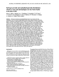 Cover page: Hydrogen peroxide and methylhydroperoxide distributions related to ozone and odd hydrogen over the North Pacific in the fall of 1991