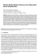 Cover page: Network model‐assisted inference from respondent‐driven sampling data