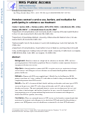 Cover page: Homeless womens service use, barriers, and motivation for participating in substance use treatment.