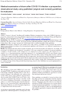 Cover page: Medical examination of divers after COVID-19 infection: a prospective, observational study using published (original and revised) guidelines for evaluation.