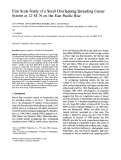 Cover page: Overlapping Spreading Center System at 12054, N on the East Pacific Rise, Marine Geographical Researches 9