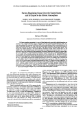 Cover page: Factors regulating ozone over the United States and its export to the global atmosphere