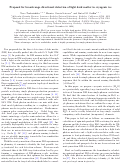 Cover page: Proposal for broad-range directional detection of light dark matter in cryogenic ice