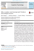 Cover page: Why is number word learning hard? Evidence from bilingual learners