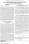 Cover page: Laser Wakefield diagnostic using holographic longitudinal interferometry