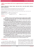 Cover page: LGR5 is associated with tumor aggressiveness in papillary thyroid cancer