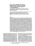 Cover page: Human thymic epithelial cells express an endogenous lectin, galectin-1, which binds to core 2 O-glycans on thymocytes and T lymphoblastoid cells.