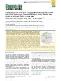 Cover page: Community-Level Sanitation Coverage More Strongly Associated with Child Growth and Household Drinking Water Quality than Access to a Private Toilet in Rural Mali