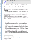 Cover page: Decontaminating surfaces with atomized disinfectants generated by a novel thickness-mode lithium niobate device