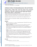 Cover page: Antitumor Activity of 3-Indolylmethanamines 31B and PS121912.