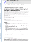 Cover page: Tranexamic Acid Use in United States Children's Hospitals.