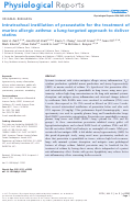 Cover page: Intratracheal instillation of pravastatin for the treatment of murine allergic asthma: a lung‐targeted approach to deliver statins