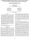 Cover page: Priming bicultural bilingual Latino-Americans as Latino or American modulates
access to the Spanish and English meaning of interlingual homographs