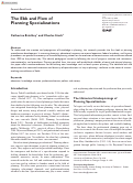 Cover page: The Ebb and Flow of Planning Specializations