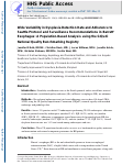 Cover page: Wide Variability in Dysplasia Detection Rate and Adherence to Seattle Protocol and Surveillance Recommendations in Barretts Esophagus: A Population-Based Analysis Using the GIQuIC National Quality Benchmarking Registry.