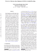 Cover page of NUDGING: Inference-time Alignment of LLMs via Guided Decoding