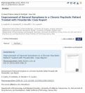 Cover page: Improvement of General Symptoms in a Chronic Psychotic Patient Treated with Finasteride: Case Report
