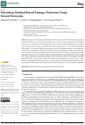 Cover page: Stretching Method-Based Damage Detection Using Neural Networks