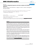 Cover page: Tools for integrated sequence-structure analysis with UCSF Chimera