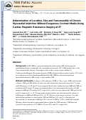 Cover page: Determination of location, size, and transmurality of chronic myocardial infarction without exogenous contrast media by using cardiac magnetic resonance imaging at 3 T.