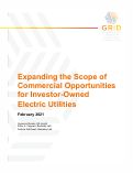Cover page: Expanding the Scope of Commercial Opportunities for Investor-Owned Electric Utilities