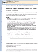 Cover page: Effectiveness of Mesh Compared With Nonmesh Sling Surgery in Medicare Beneficiaries