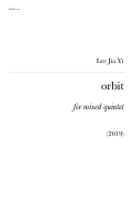 Cover page: orbit