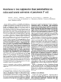 Cover page: Halothane is less suppressive than pentobarbital on reflex and neural activation of pancreatic F-cell