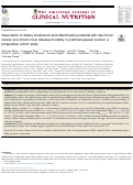 Cover page: Association of dietary insulinemic and inflammatory potential with risk of liver cancer and chronic liver disease mortality in postmenopausal women: a prospective cohort study.