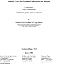 Cover page: A Hierarchical Spatial Data Structure for Global Geographic Information Systems (89-5)