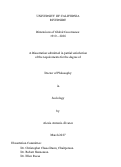 Cover page: Dimensions of Global Governance: 1919 – 2016