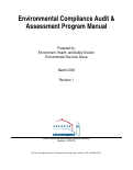 Cover page: Environmental Compliance Audit &amp; Assessment Program Manual