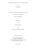 Cover page: A Deliberative-Democratic Theory of Policy Analysis