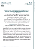 Cover page: Pseudomonas aeruginosa biofilm killing beyond the spacer by antibiotic-loaded calcium sulfate beads: an in vitro study.