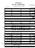 Cover page: Overture for St. Cecilia Day