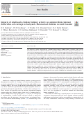 Cover page: Impacts of small-scale chicken farming activity on antimicrobial-resistant <i>Escherichia coli</i> carriage in backyard chickens and children in rural Ecuador.