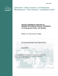 Cover page: Using a Ventilation Controller to Optimize Residential Passive Ventilation For Energy and Indoor Air Quality: