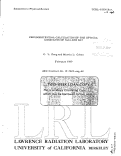 Cover page: PSEUDOPOTENTIAL CALCULATION OF THE OPTICAL CONSTANTS OF NaCl AND KC1