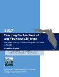Cover page of Florida Early Childhood Higher Education Inventory