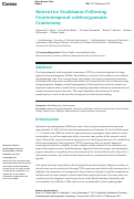 Cover page: Restrictive Strabismus Following Frontotemporal-orbitozygomatic Craniotomy